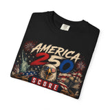 Scoreholio America 250 T-Shirt — Let Freedom Score Graphic Tee