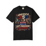 Scoreholio America 250 T-Shirt — Let Freedom Score Graphic Tee