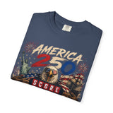 Scoreholio America 250 T-Shirt — Let Freedom Score Graphic Tee