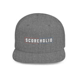 Snapback Hat — "SCOREHOLIO" Embroidered Flat Bill Cap