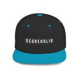 Snapback Hat — "SCOREHOLIO" Embroidered Flat Bill Cap
