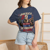 Scoreholio America 250 T-Shirt — Let Freedom Score Graphic Tee