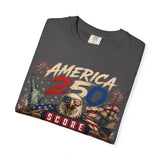 Scoreholio America 250 T-Shirt — Let Freedom Score Graphic Tee
