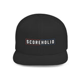 Snapback Hat — "SCOREHOLIO" Embroidered Flat Bill Cap