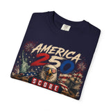 Scoreholio America 250 T-Shirt — Let Freedom Score Graphic Tee